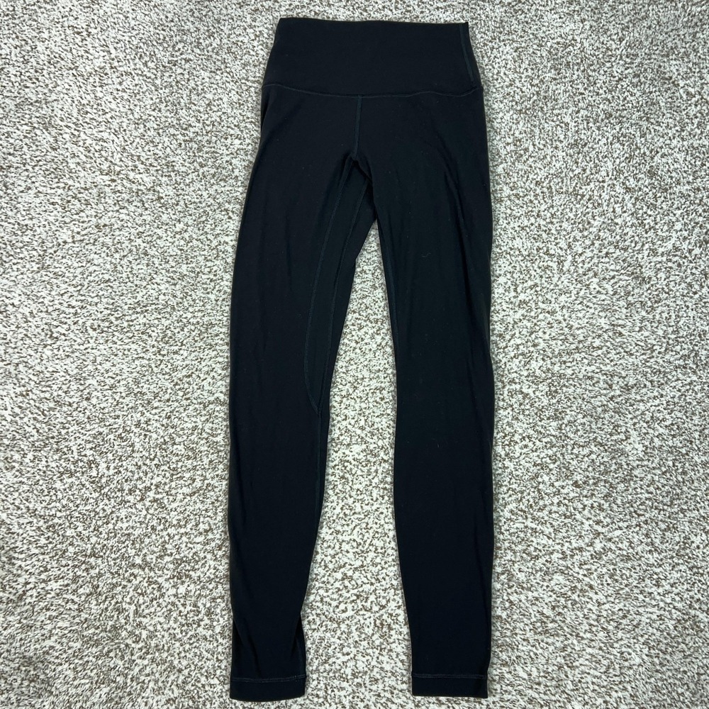 Lululemon Pants Womens 4 Black High Rise Align Leggings Yoga Gym Workout Nulu